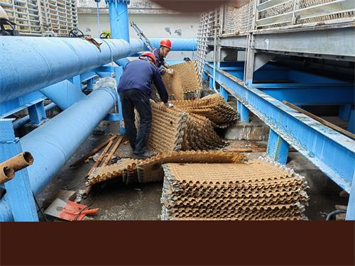 方形橫流式玻璃鋼冷卻塔填料除水器,玻璃鋼方形冷卻塔